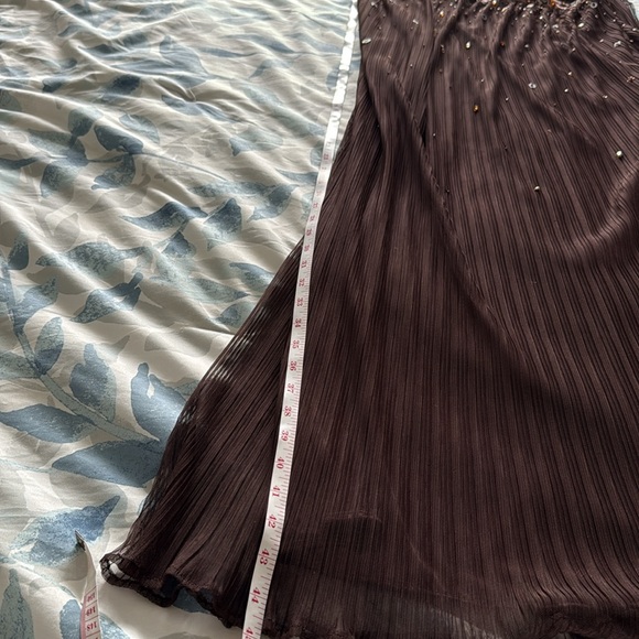 Rue de la Paix formal sequined dress in Brown - Picture 8 of 9